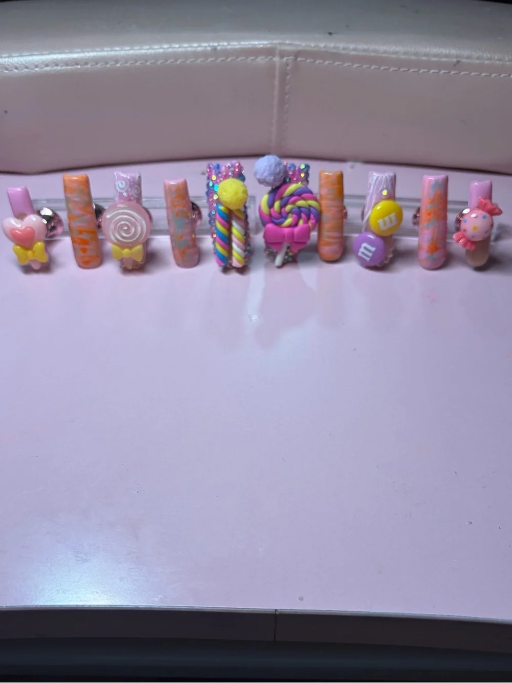 Sweet As Sugah Reusable Acrylic Press On Nails